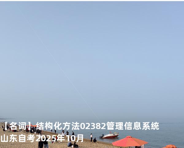 【名词】结构化方法 02382管理信息系统  山东自考2025年10月