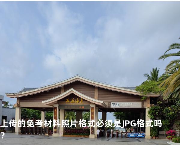 上传的免考材料照片格式必须是JPG格式吗？
