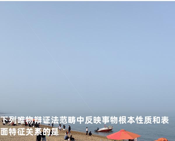 下列唯物辩证法范畴中反映事物根本性质和表面特征关系的是