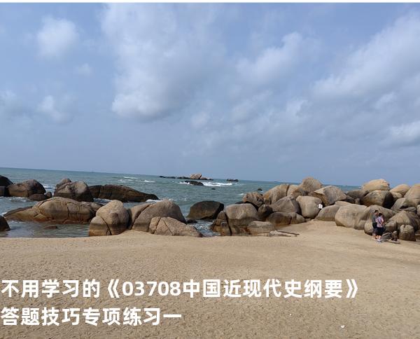 不用学习的《03708中国近现代史纲要》答题技巧专项练习一