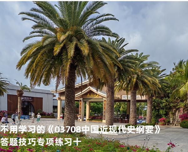 不用学习的《03708中国近现代史纲要》答题技巧专项练习十