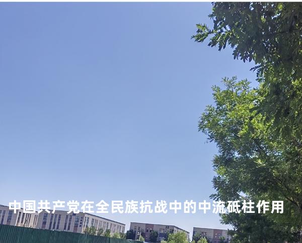 中国共产党在全民族抗战中的中流砥柱作用