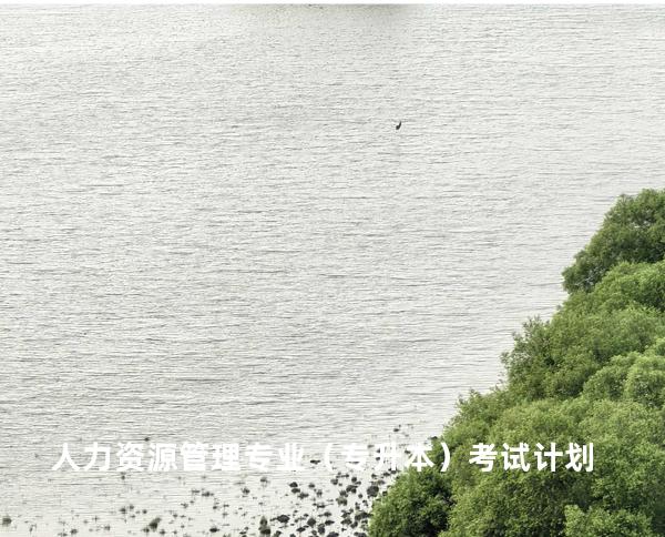 人力资源管理专业（专升本）考试计划