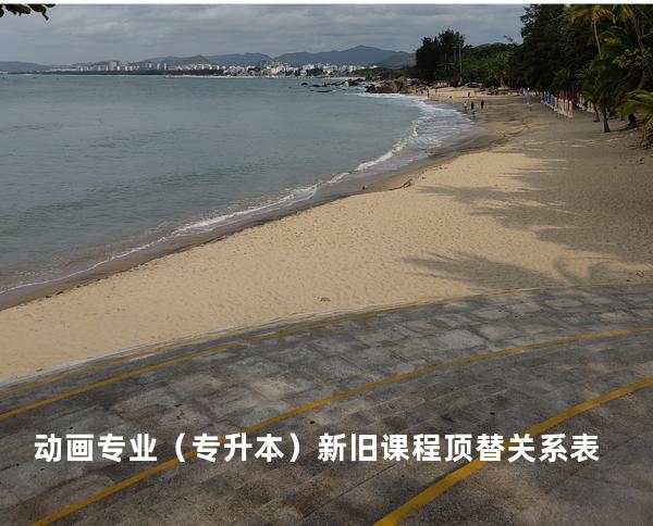 动画专业（专升本）新旧课程顶替关系表