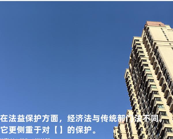 在法益保护方面，经济法与传统部门法不同，它更侧重于对【】 的保护。