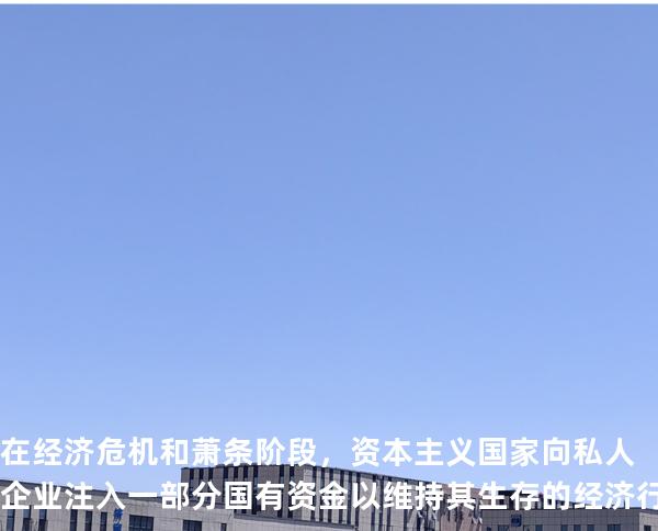 在经济危机和萧条阶段，资本主义国家向私人企业注入一部分国有资金以维持其生存的经济行为属于 