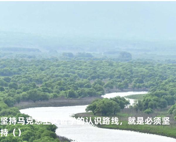 坚持马克思主义哲学的认识路线，就是必须坚持（ ）