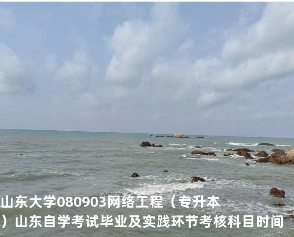 山东大学	080903	网络工程（专升本）山东自学考试毕业及实践环节考核科目时间