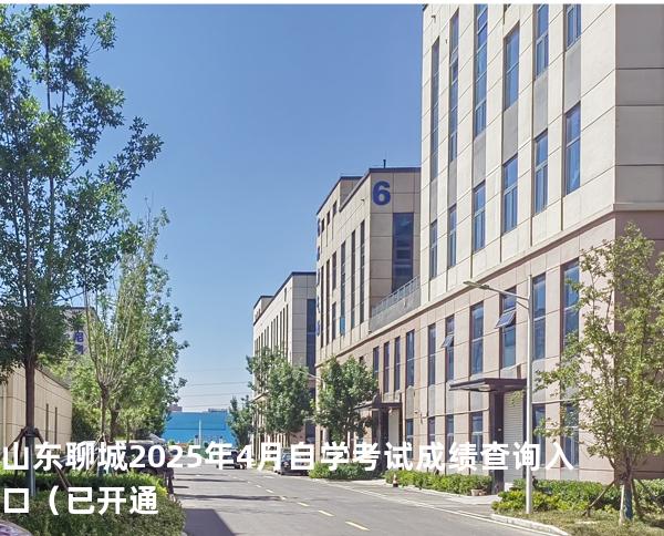 山东聊城2025年4月自学考试成绩查询入口（已开通