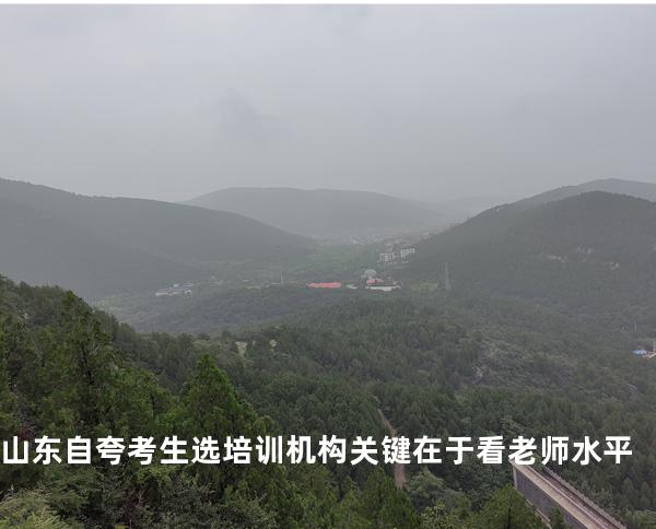 山东自夸考生选培训机构关键在于看老师水平