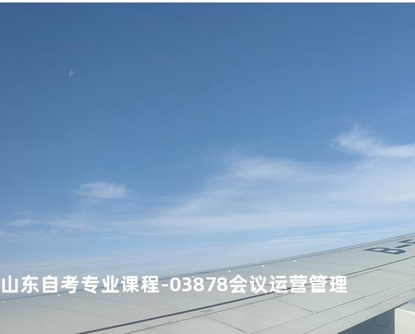 山东自考专业课程-03878会议运营管理