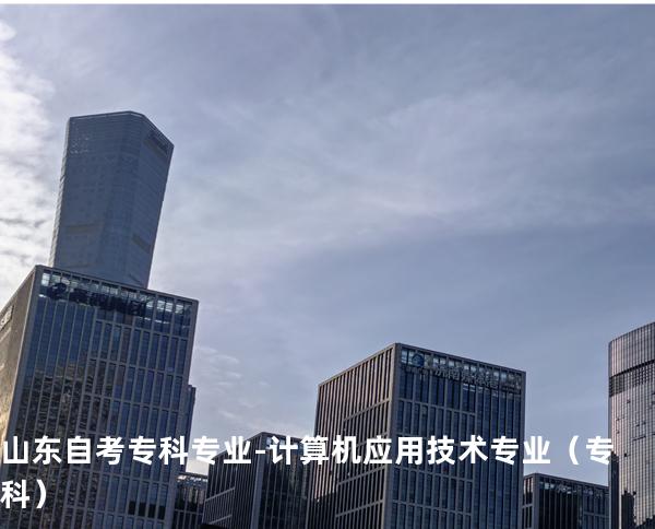 山东自考专科专业-计算机应用技术专业（专科）