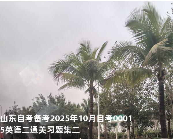 山东自考备考2025年10月自考 00015英语二 通关习题集二