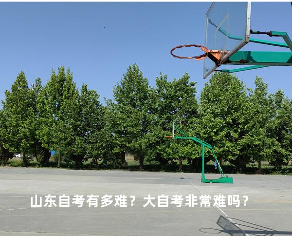 山东自考有多难？大自考非常难吗？