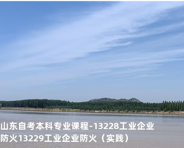 山东自考本科专业课程-13228工业企业防火 13229工业企业防火（实践）