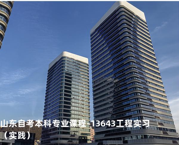 山东自考本科专业课程-13643工程实习（实践）