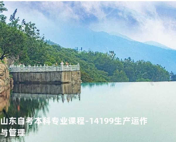 山东自考本科专业课程- 14199生产运作与管理