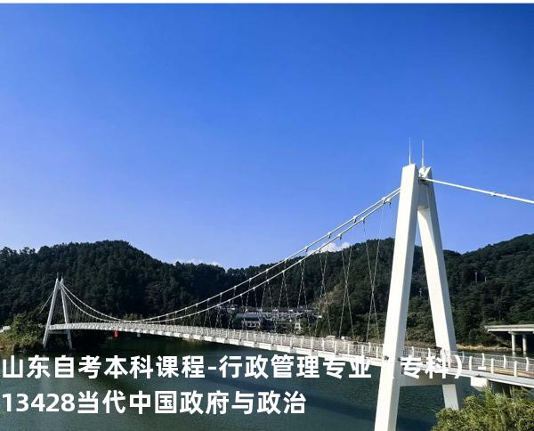 山东自考本科课程-行政管理专业（专科）-13428当代中国政府与政治