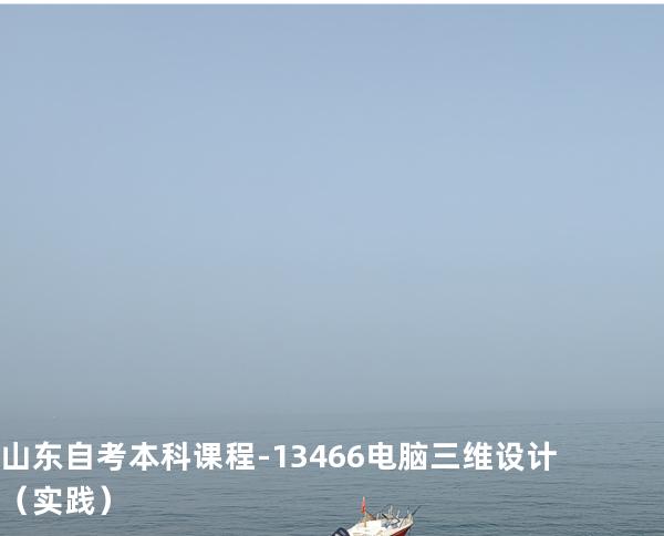 山东自考本科课程-13466电脑三维设计（实践）