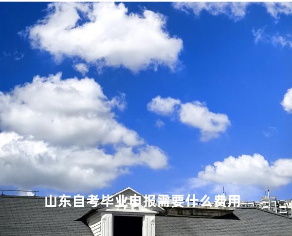 山东自考毕业申报需要什么费用