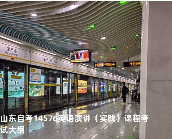 山东自考14576英语演讲（实践）课程考试大纲