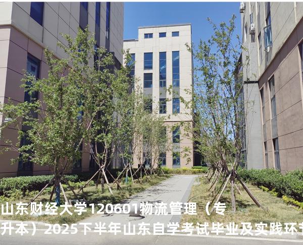 山东财经大学	120601	物流管理（专升本）2025下半年山东自学考试毕业及实践环节考核科目时间