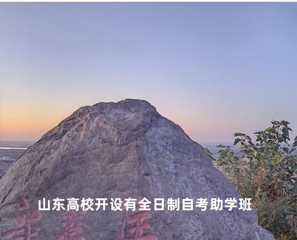 山东高校开设有全日制自考助学班