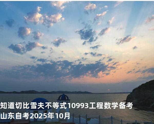 知道切比雪夫不等式10993工程数学 备考山东自考2025年10月