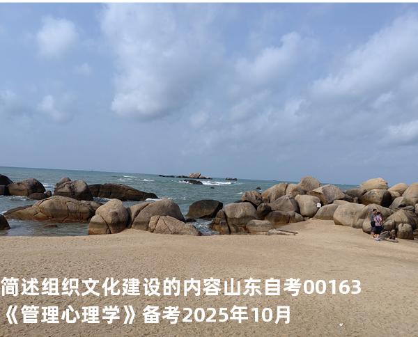 简述组织文化建设的内容  山东自考00163《管理心理学》备考2025年10月