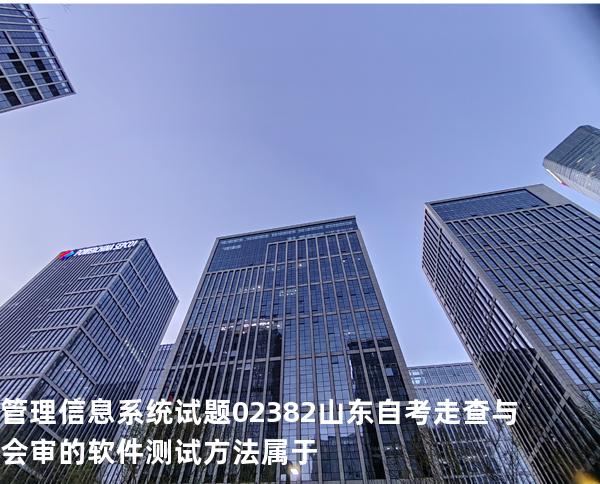 管理信息系统试题 02382 山东自考 走查与会审的软件测试方法属于