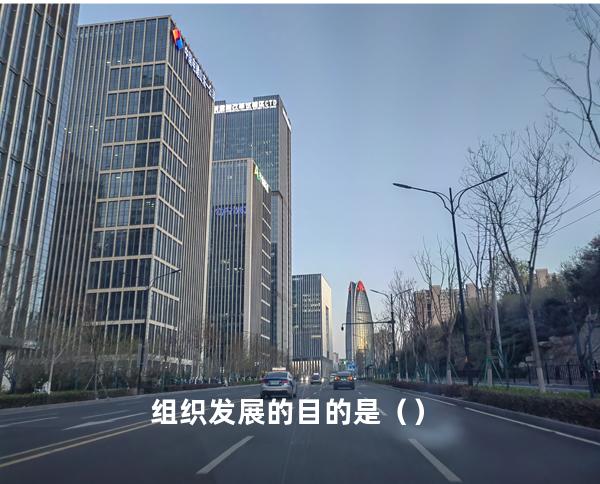 组织发展的目的是（ ）