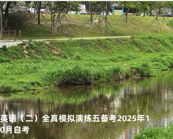 英语（二）全真模拟演练五备考2025年10月自考
