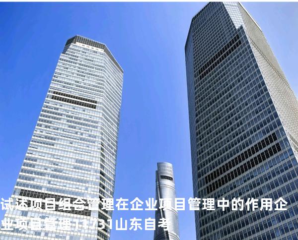 试述项目组合管理在企业项目管理中的作用 企业项目管理 11731 山东自考