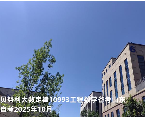 贝努利大数定律10993工程数学 备考山东自考2025年10月