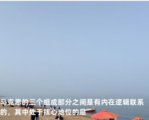 马克思的三个组成部分之间是有内在逻辑联系的，其中处于核心地位的是