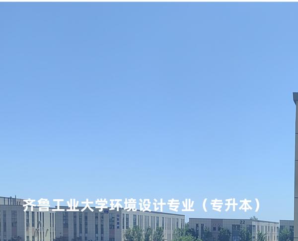 齐鲁工业大学 环境设计专业（专升本）