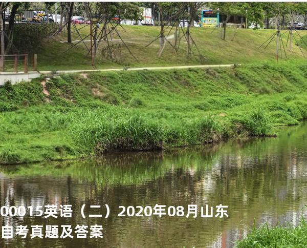 00015英语（二） 2020年08月山东自考真题及答案