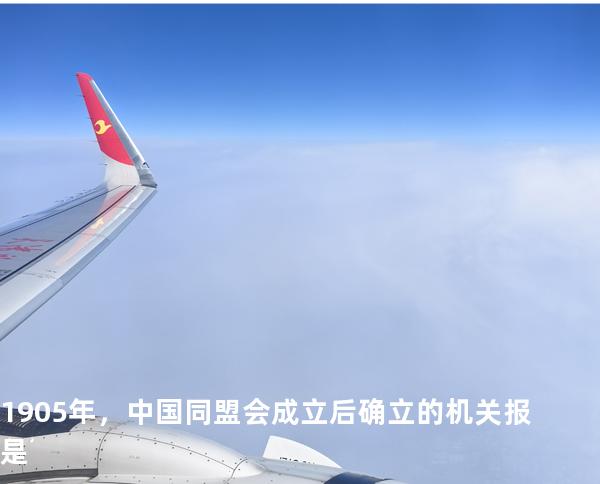 1905年，中国同盟会成立后确立的机关报是