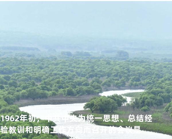 1962 年初，中共中央为统一 思想、总结经验教训和明确工作方向而召开的会议是