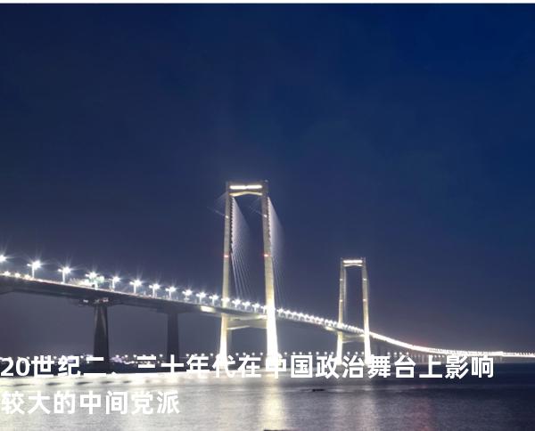 20 世纪二、三十年代在中国政治舞台上影响较大的中间党派