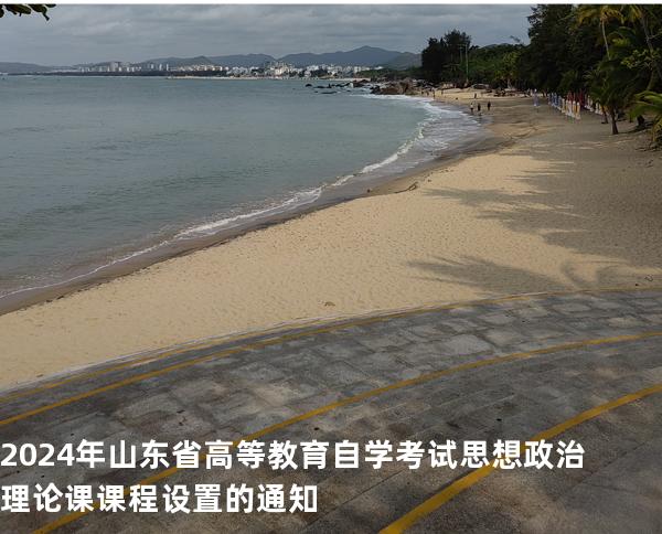 2024年山东省高等教育自学考试思想政治理论课课程设置的通知