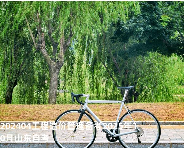 202404工程造价管理备考2025年10月山东自考